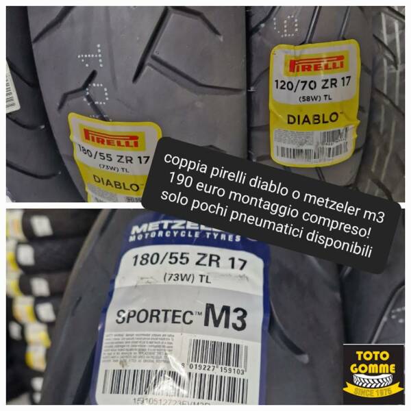 offerta Pirelli e Metzeler